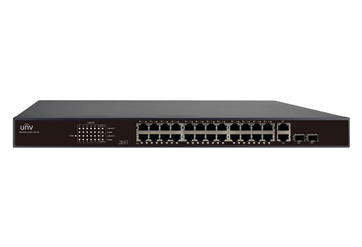 Uniview NSW2010-24T2GC-POE-IN 24-Port Fast Ethernet Unmanaged PoE Switch