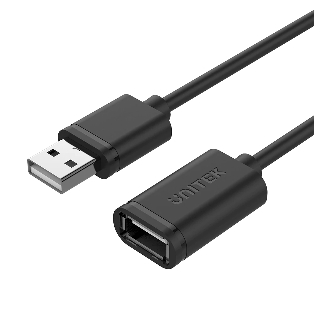 UNITEK Y-C417GBK 3m USB 2.0 AM to AF USB Extension Cable