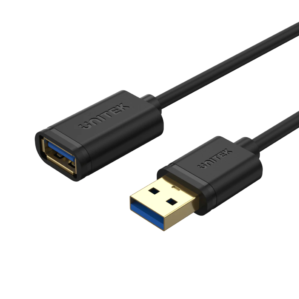 UNITEK Y-C458GBK 1.5m USB 3.0 AM to AF USB Extension Cable