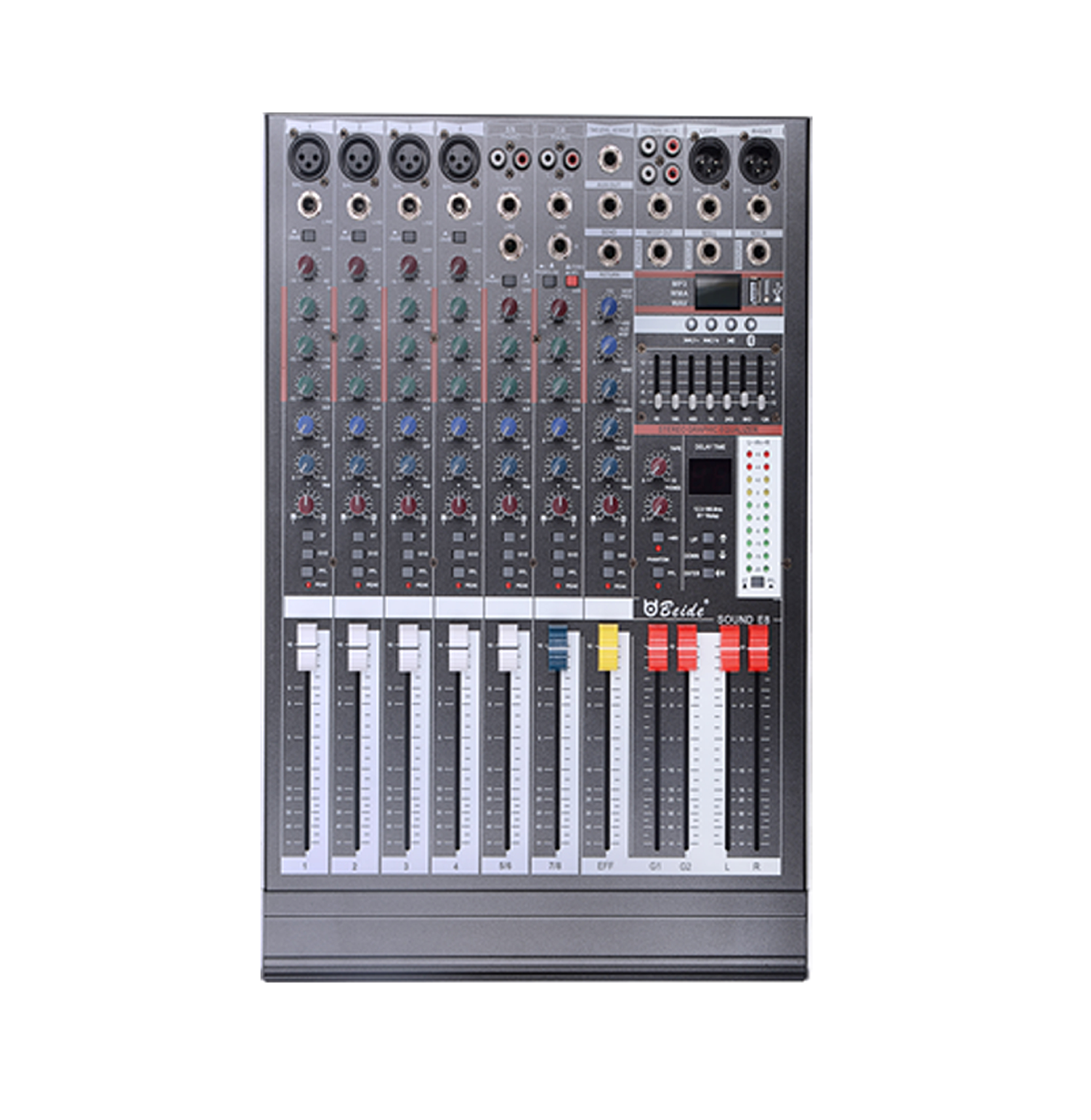 BDSOUND E12 4-Channel Professional Audio Mixer