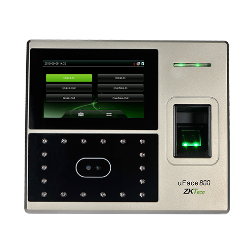 ZKTeco uFace800 Plus Multi-Biometric T&A and Access Control Terminal