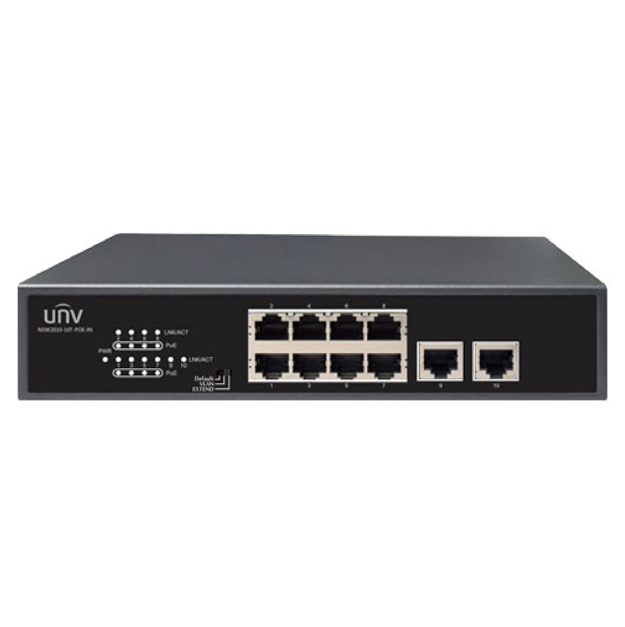 Uniview NSW2010-10T-POE-IN 8-Port Fast Ethernet Unmanaged PoE Switch