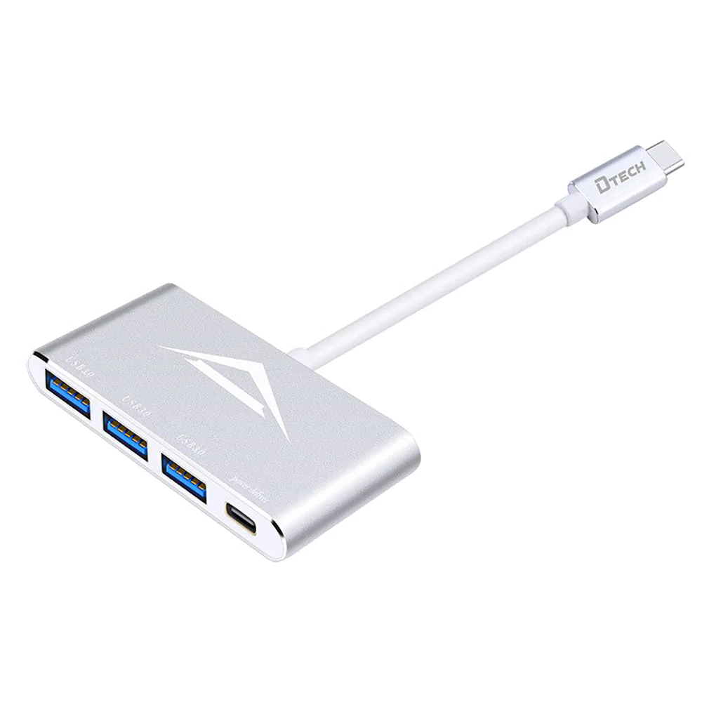 DTECH DT-T0016A USB-C to PD + 3-Port USB 3.0 Hub 