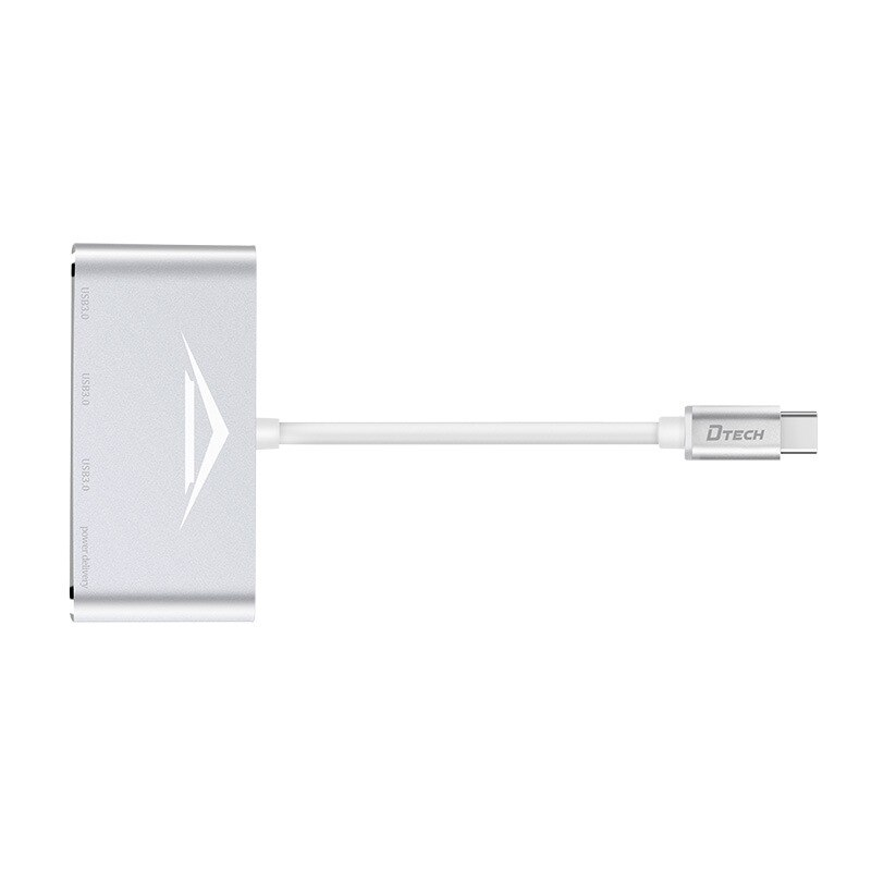 DTECH DT-T0016A USB-C to PD + 3-Port USB 3.0 Hub 