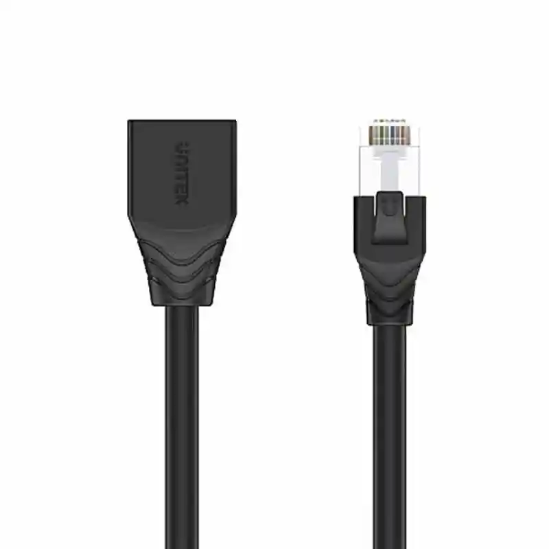 UNITEK C1896BK 1m Cat 6 STP RJ45 Ethernet Extension Cable