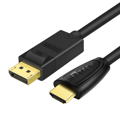 DTECH DT-CU0305 1.8m DisplayPort Male to HDMI Male Cable