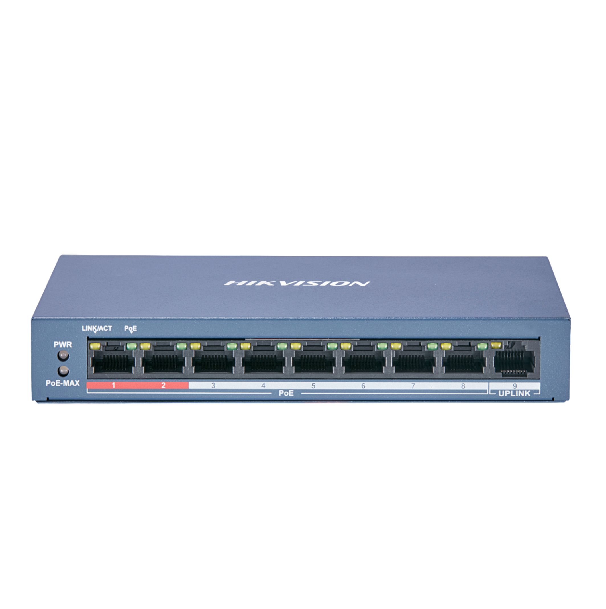 Hikvision DS-3E0109P-E/M(B) 8-Port Fast Ethernet Unmanaged POE Switch