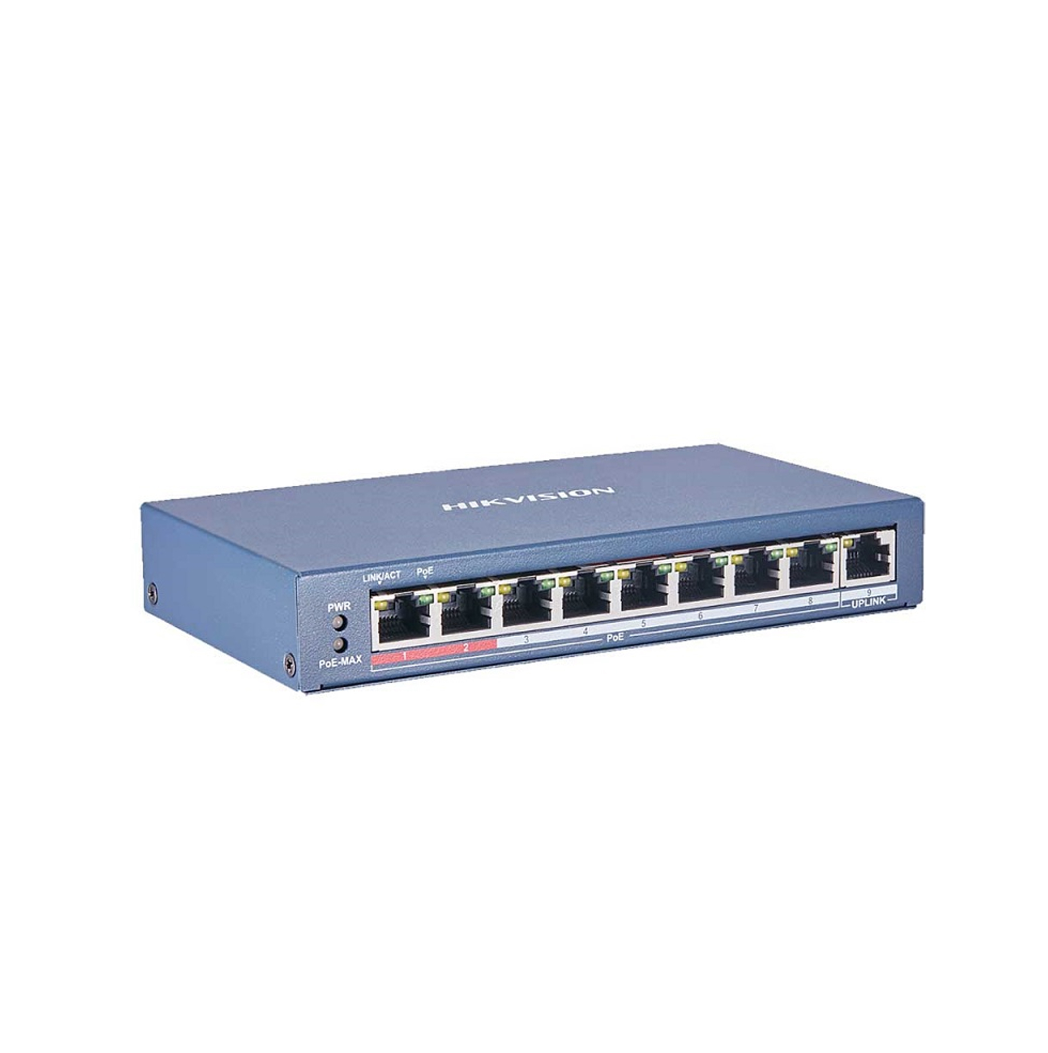 Hikvision DS-3E0109P-E/M(B) 8-Port Fast Ethernet Unmanaged POE Switch