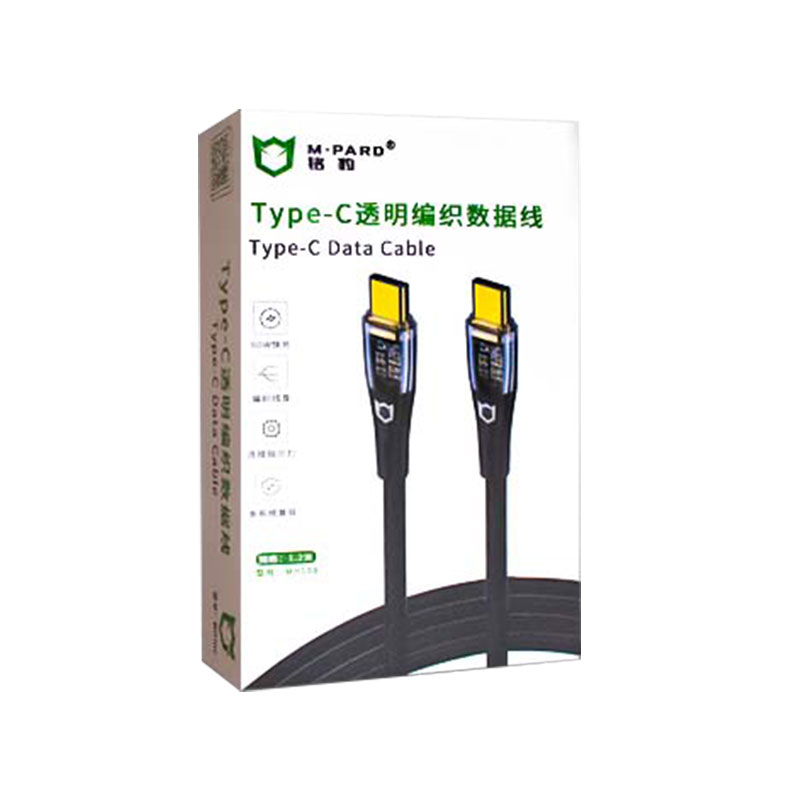 M-PARD MH108 1.2m USB-C to USB-C 60W 3A Fast Charging & Data USB Cable