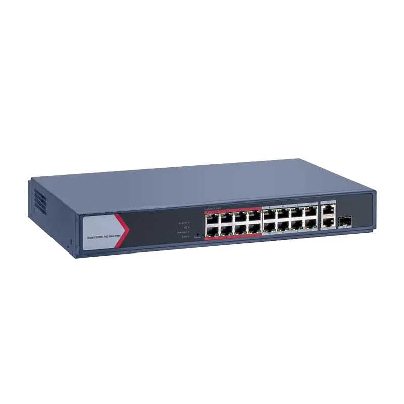 Hikvision DS-3E1318P-EI/M 16-Port Fast Ethernet Smart POE Switch