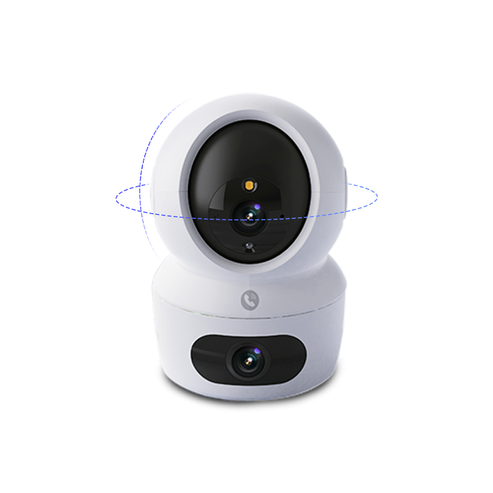 EZVIZ CS-H7C-R100-8G44WF 2K+&2K+ Dual-Lens Pan & Tilt Wi-Fi Camera