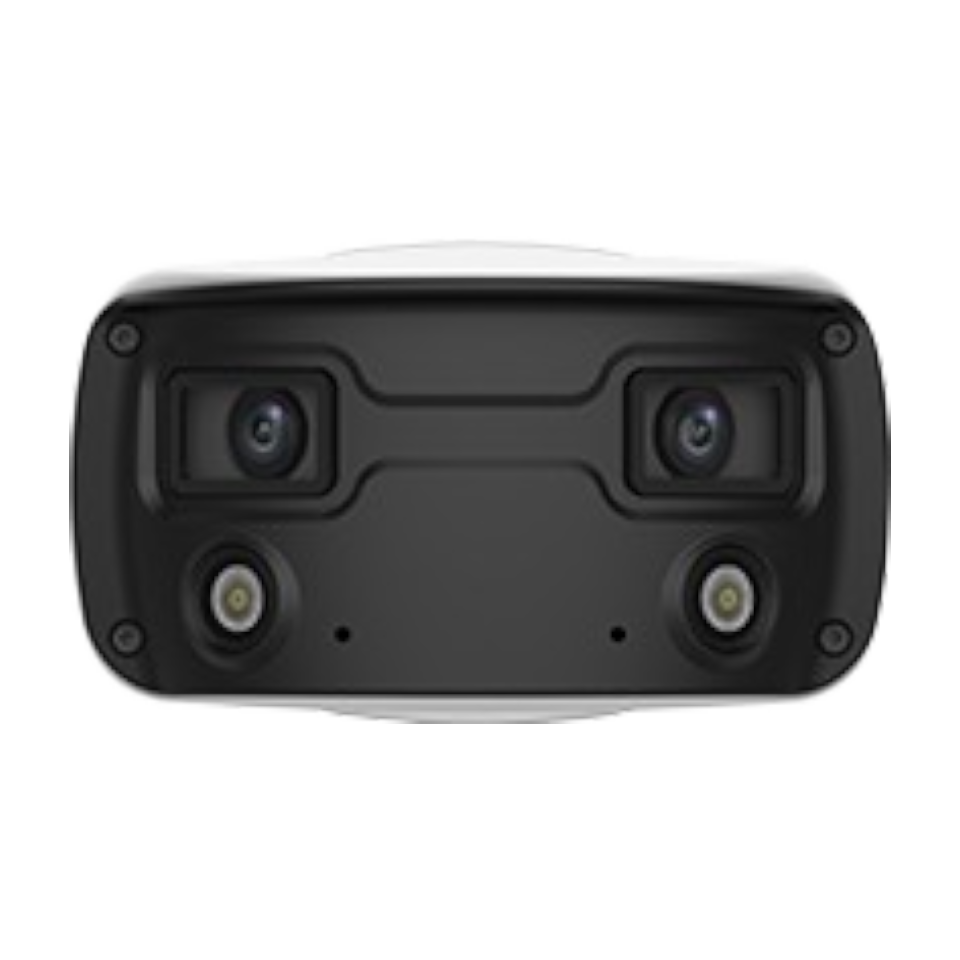Uniview IPC2K24SE-ADF40KMC-WL-I0 4MP ColorHunter OmniView Fixed Warm Light Bullet Network Camera