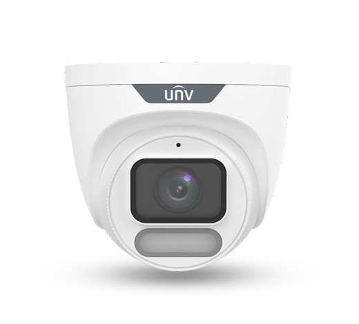 Uniview IPC3622LE-ADF28K-WP 2MP ColorHunter Wise-ISP Fixed Warm Light Turret Network Camera