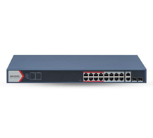 Hikvision DS-3E1318P-EI V2 16-Port Fast Ethernet Smart POE Switch