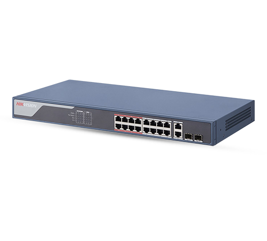 Hikvision DS-3E1318P-EI V2 16-Port Fast Ethernet Smart POE Switch