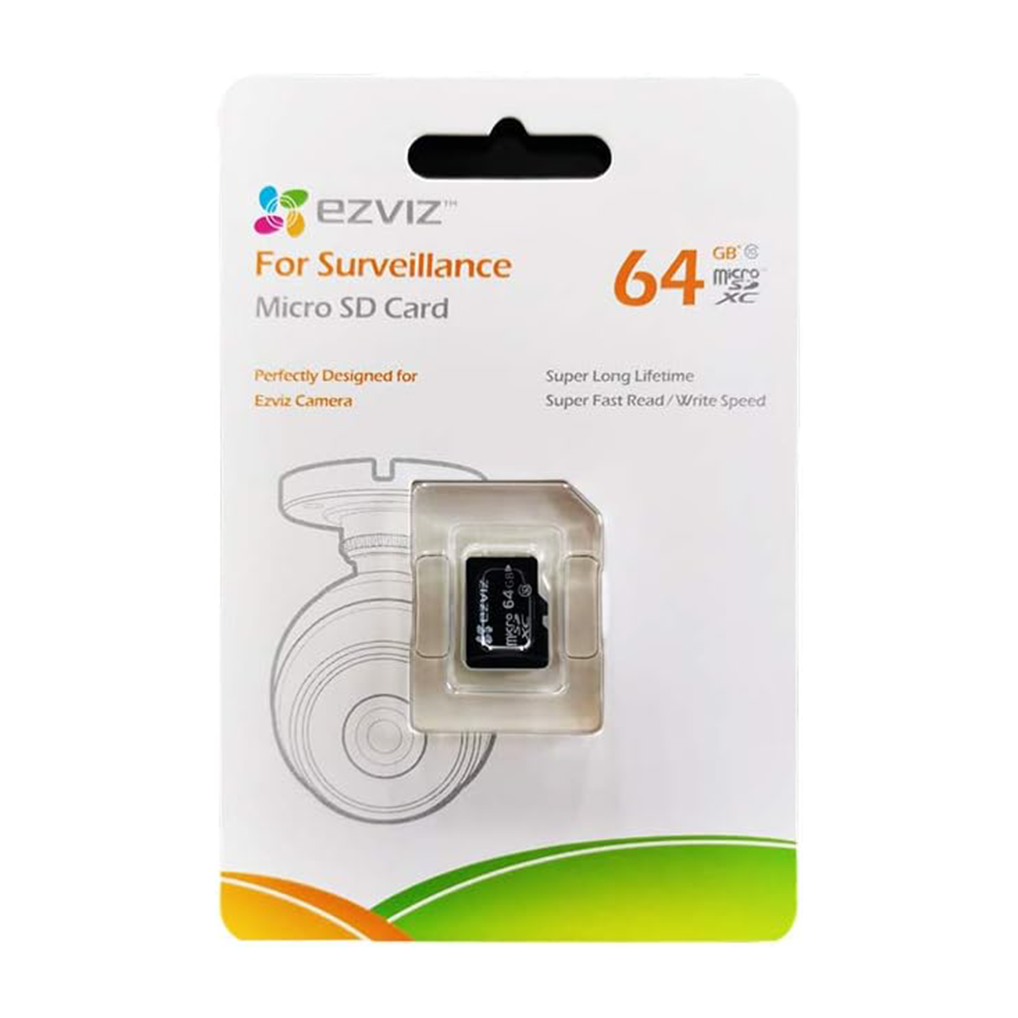 EZVIZ CS-CMT-CARDT64G-D 64GB D Series Smart MicroSD Card