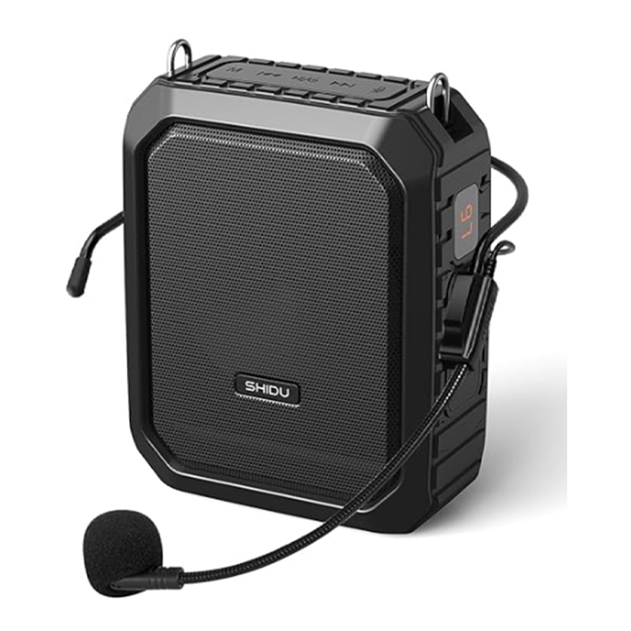 SHIDU M800-GR Wired Voice Amplifier IPX5 Waterproof Loudspeaker For Outdoor Training