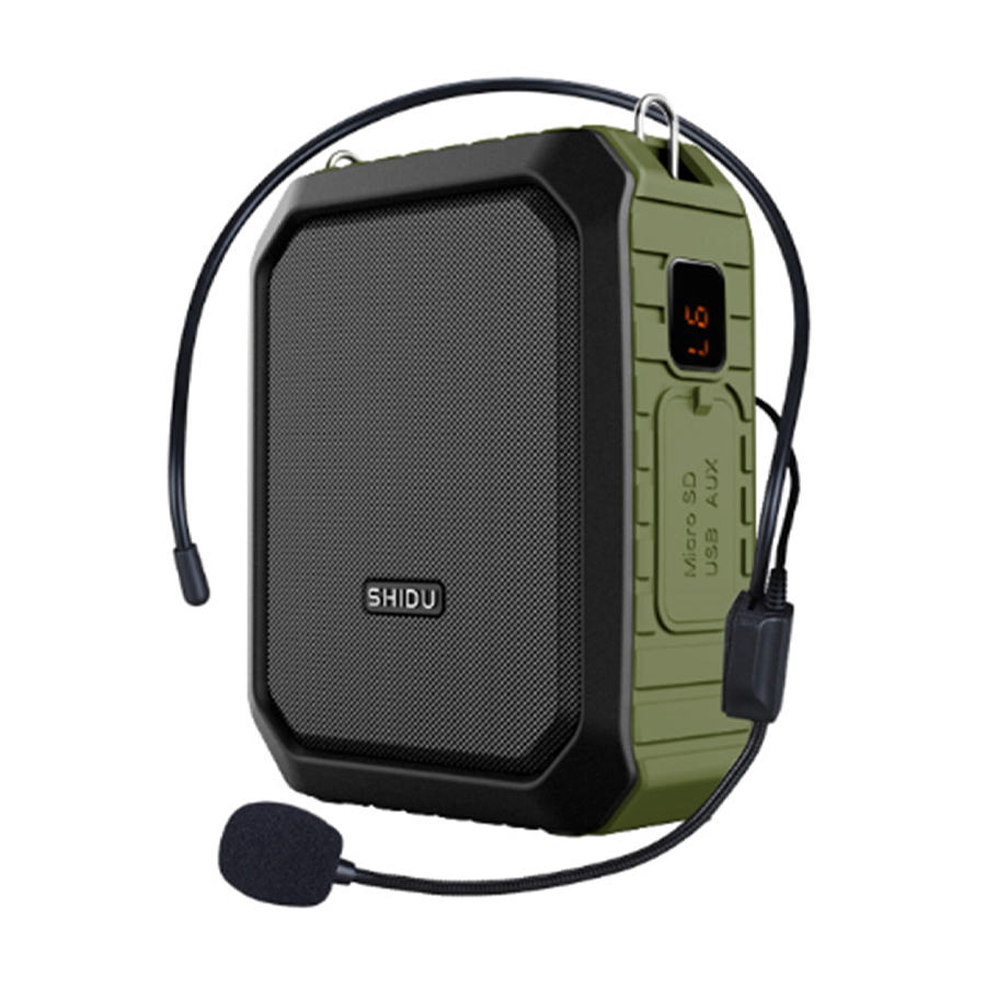 SHIDU M800-B Wired Voice Amplifier IPX5 Waterproof Loudspeaker For Outdoor Training