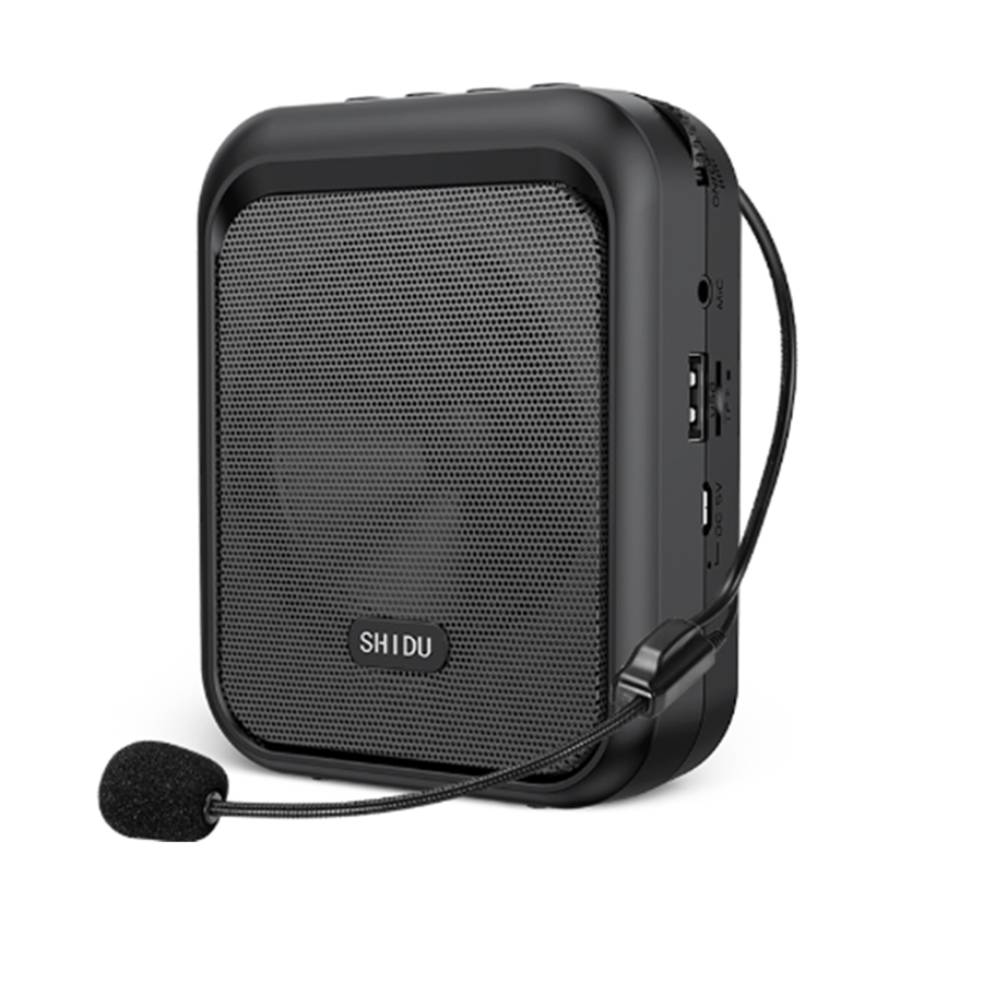 SHIDU M100-B Wired Voice Amplifier Portable Rechargeable for Teacher