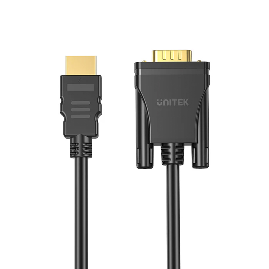 UNITEK V1185A01 2m HDMI Male to VGA Male Converter Cable