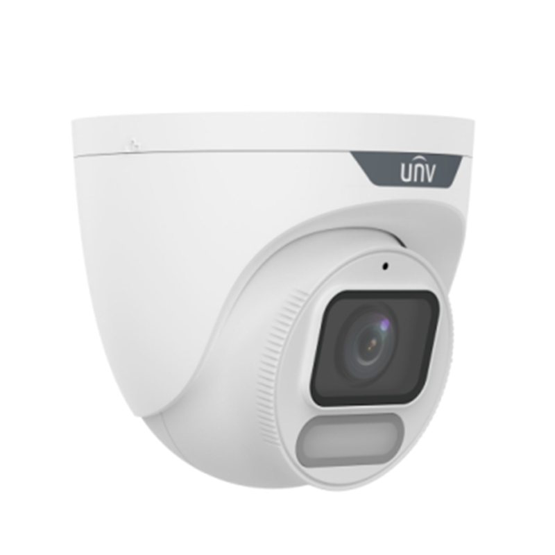 Uniview IPC3622LE-ADF40K-WP 2MP ColorHunter Wise-ISP Fixed Warm Light Turret Network Camera