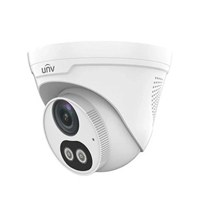Uniview IPC3612LB-AF28K-WL 2MP ColorHunter Fixed Warm Light Turret Network Camera