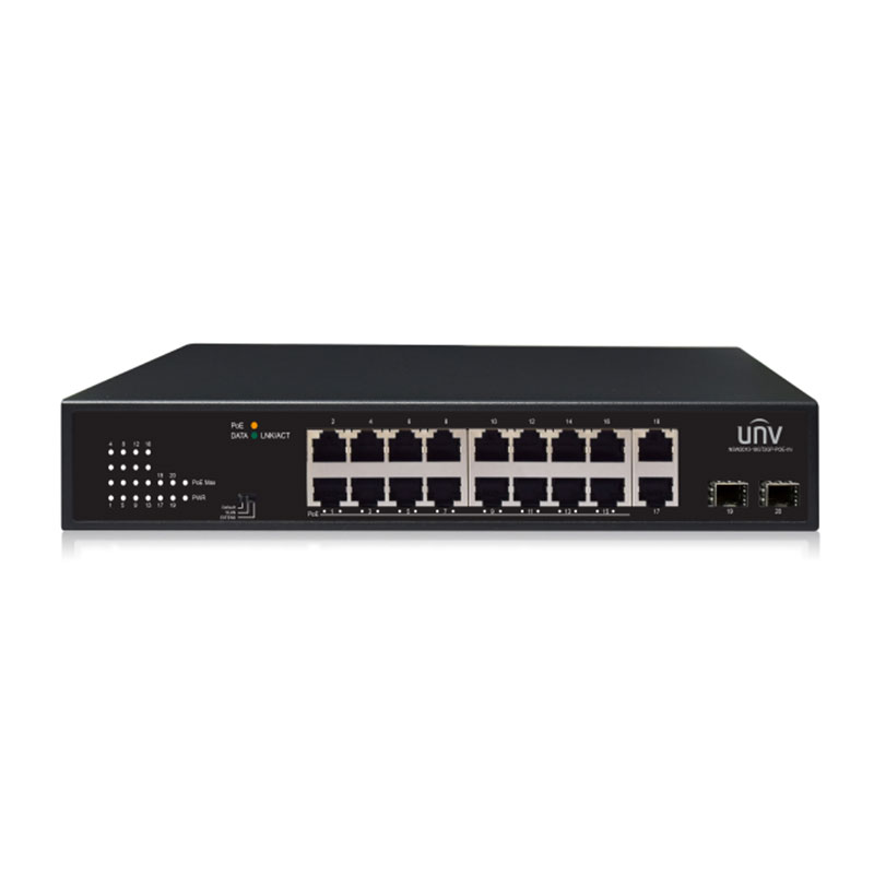 Uniview NSW2010-18GT2GP-POE-IN 16-Port Gigabit Unmanaged PoE Switch