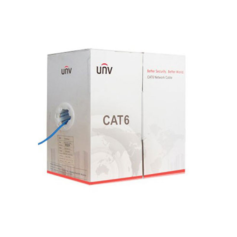Uniview CAB-LC3100B-IN Cat6 UTP, 305m, 23AWG 4 Pair, Blue Network Cable