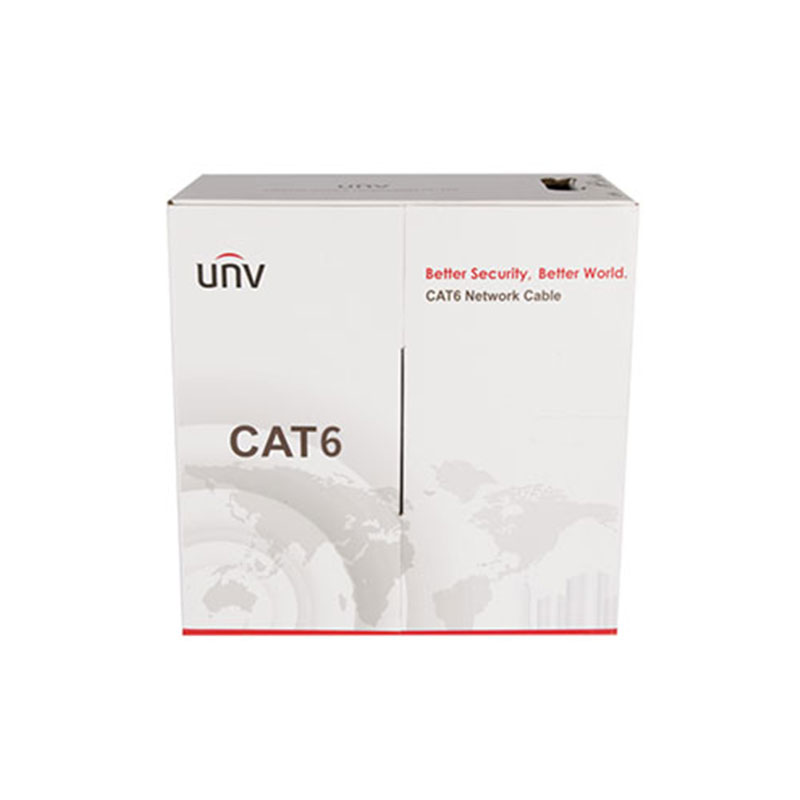 Uniview CAB-LC3100B-IN Cat6 UTP, 305m, 23AWG 4 Pair, Blue Network Cable