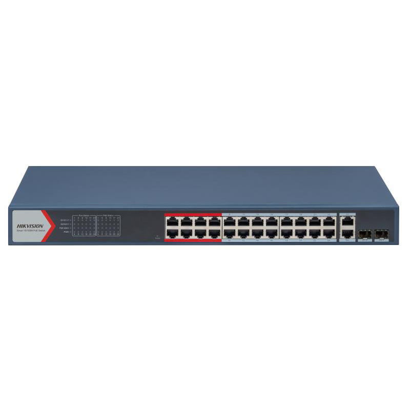 Hikvision DS-3E1326P-EI 24-Port Fast Ethernet Smart POE Switch