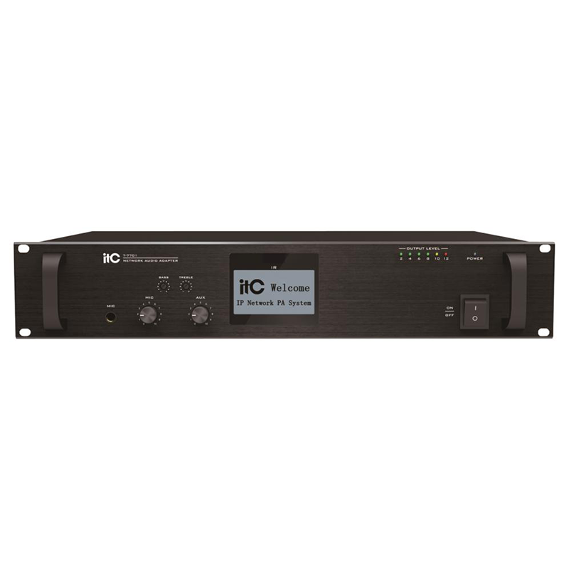 ITC T-7701 Economic Rack Mount IP Network Audio Adapter