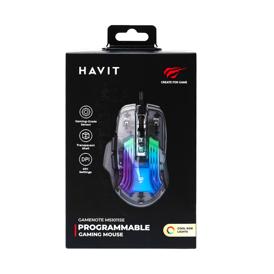 HAVIT MS1011SE RGB Programmable Gaming Mouse