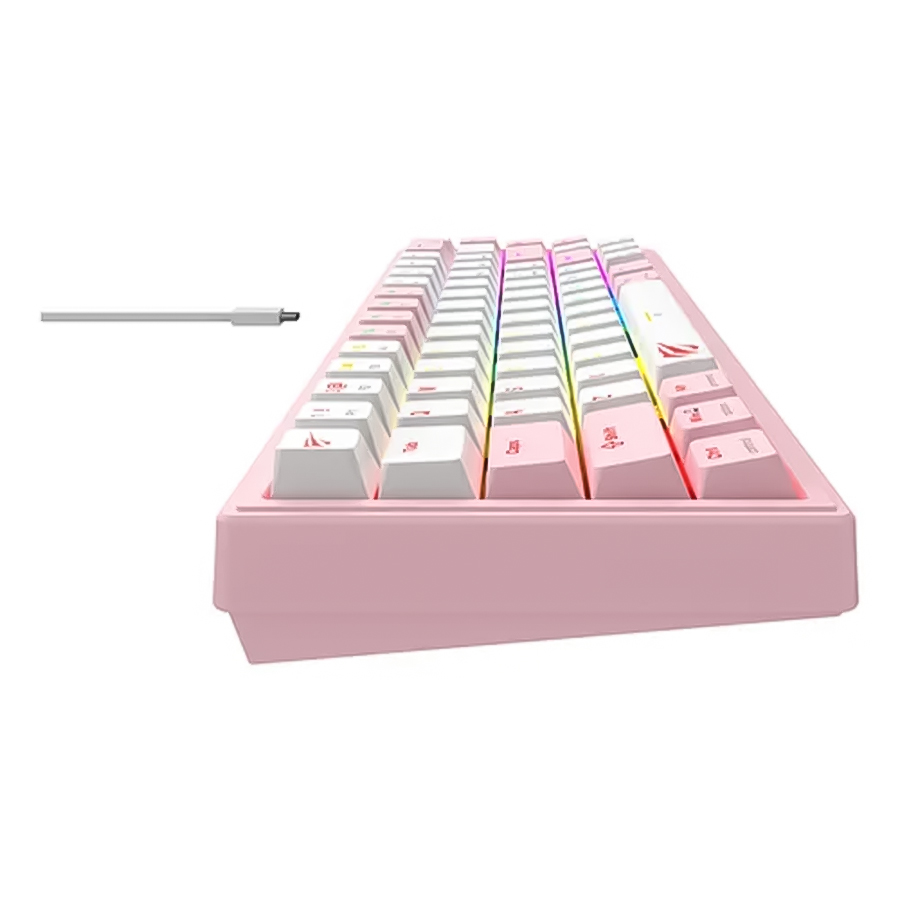 HAVIT KB874L-W&P Blended Light Wired Mechanical Keyboard