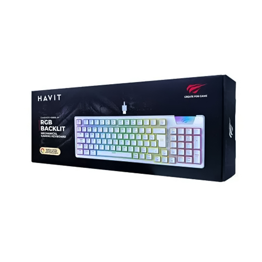 HAVIT KB885L-W Gamenote RGB Wired Mechanical Keyboard