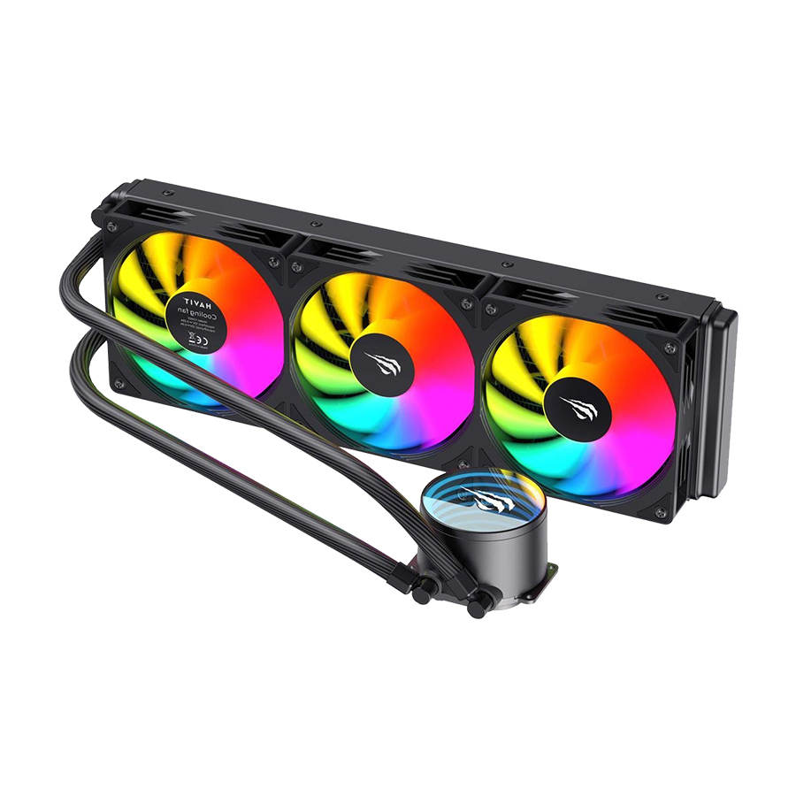 HAVIT f2002  RGB Light Water Cooling Fan RGB Light