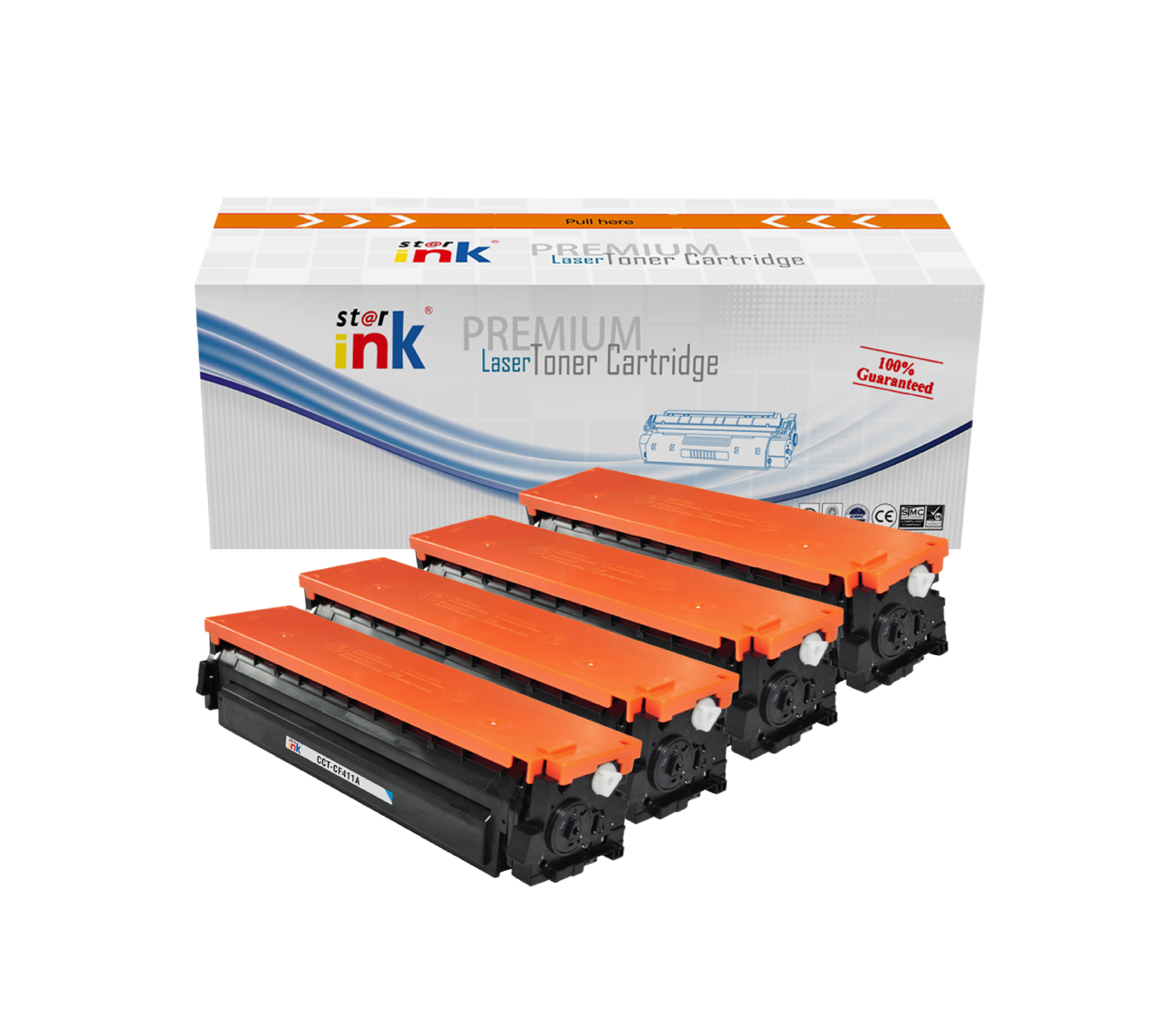 StarInk Compatible Laser Toner Cartridge HP CF412A Yellow (With Chip)
