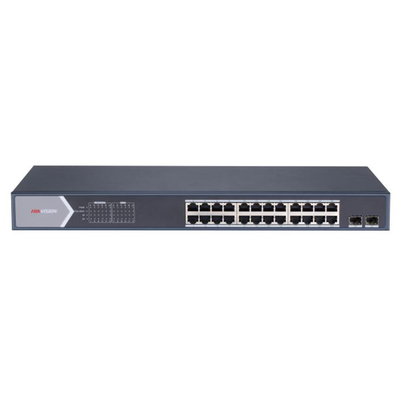 Hikvision DS-3E0518P-E/M (B) 16 Port Gigabit Unmanaged POE Switch