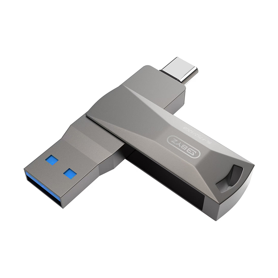 BYZ BL-F752 Doble Interfaz Unidad flash Giratoria TIPO C&USB 3.2