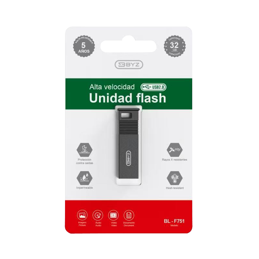 BYZ BL-F751 Alta Velocidad Unidad Flash USB 3.2